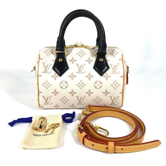 LOUIS VUITTON M46906 MonogramDune Speedy-Bandouliere 20 2-Way Bag Hand Bag - Picture 16 of 16